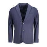 Guess Jeans Blue Cotton Men Jacket