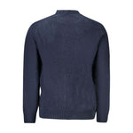 Hugo Boss Blue Cotton Men Sweater