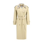 Burberry Castleford Trench Coat with Archive Check collar BU-8111157C2981-10