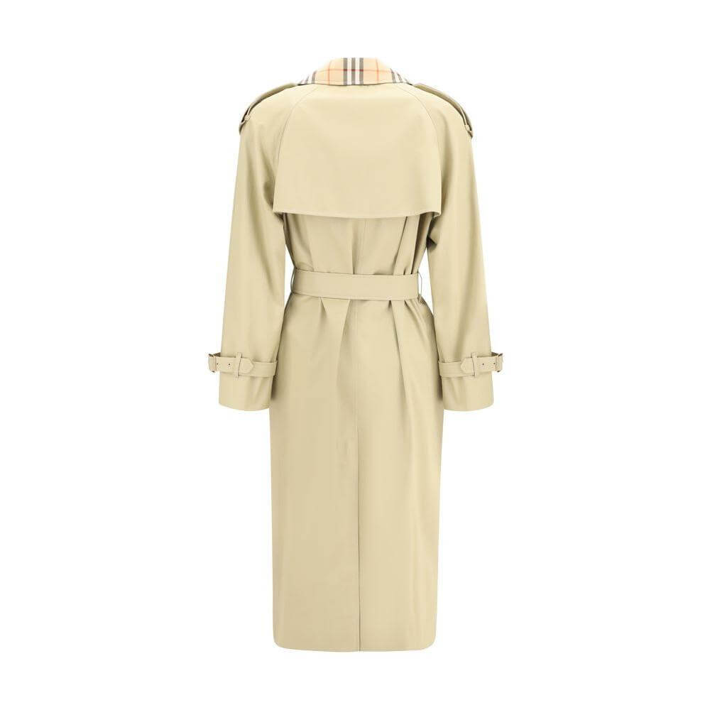 Burberry Castleford Trench Coat with Archive Check collar BU-8111157C2981-10