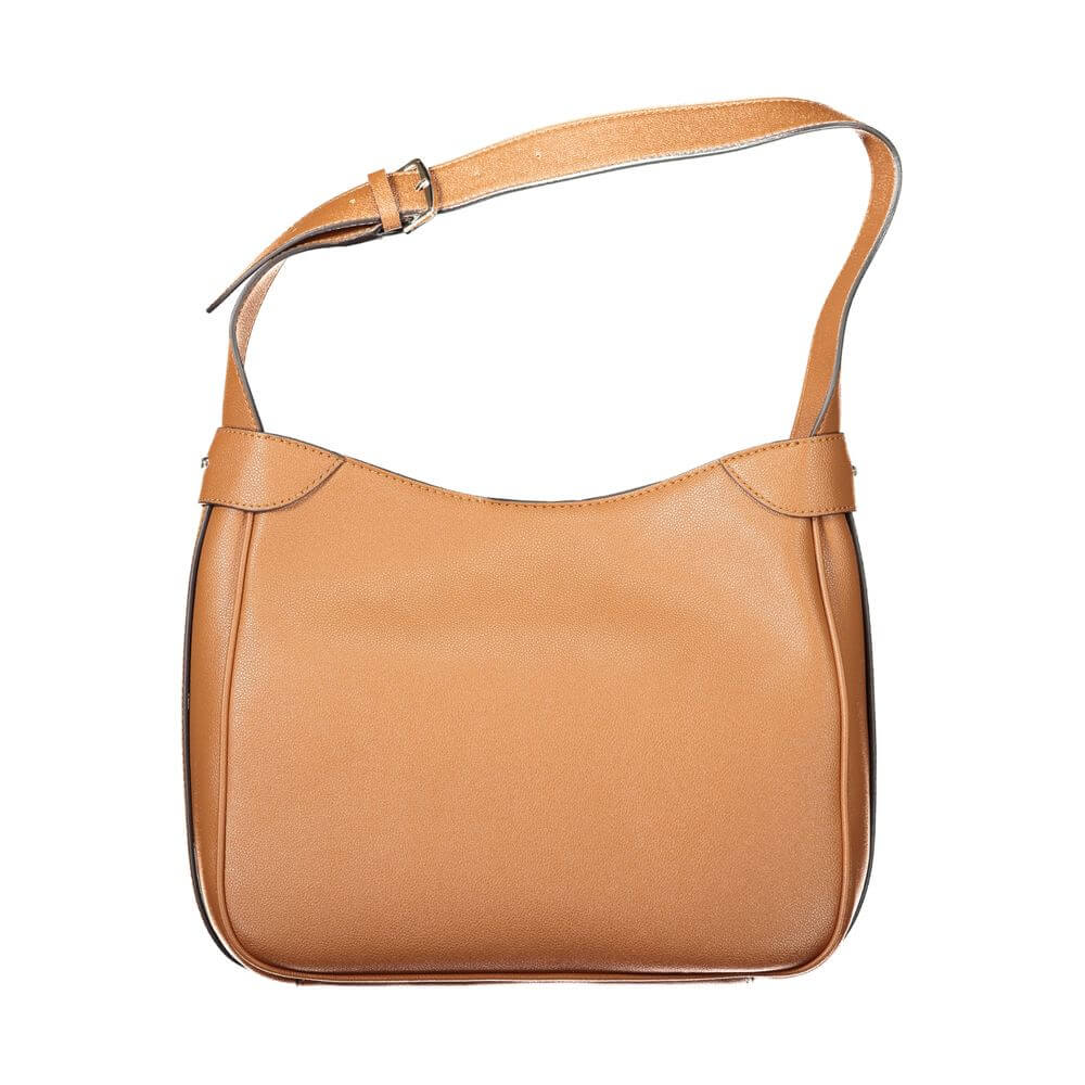 Front view with bag zipped and handles upright.