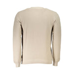 North Sails Beige Cotton Men Sweater NO-36817-M