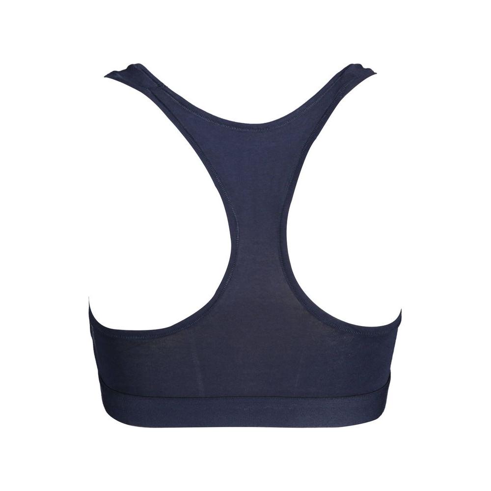Tommy Hilfiger Blue Cotton Women Sports Bra
