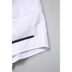 Dolce & Gabbana White Bib Cotton Poplin GOLD Men Formal Shirt TSH906700-41