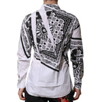 Dolce & Gabbana White MARTINI Bandana Print Formal Shirt TSH906786-40