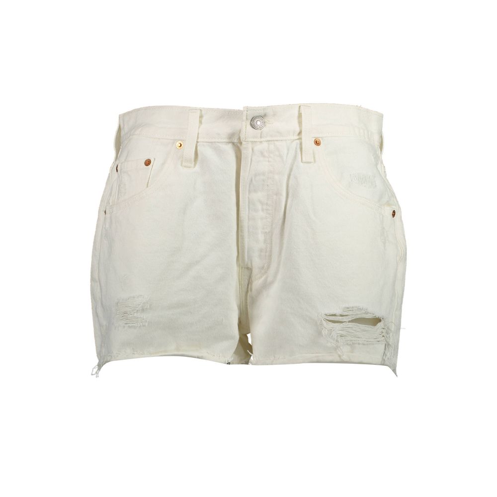 Levi's White Cotton Jeans Denim