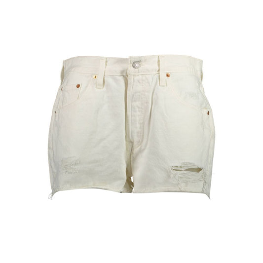 Levi's White Cotton Jeans Denim