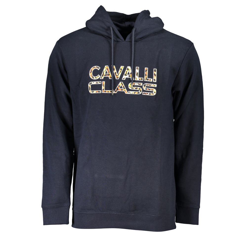Cavalli Class Blue Cotton Sweatshirt
