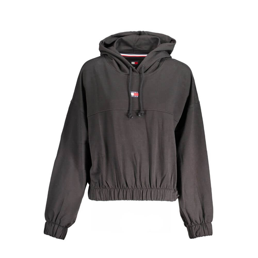 Tommy Hilfiger Black Cotton Women Sweater