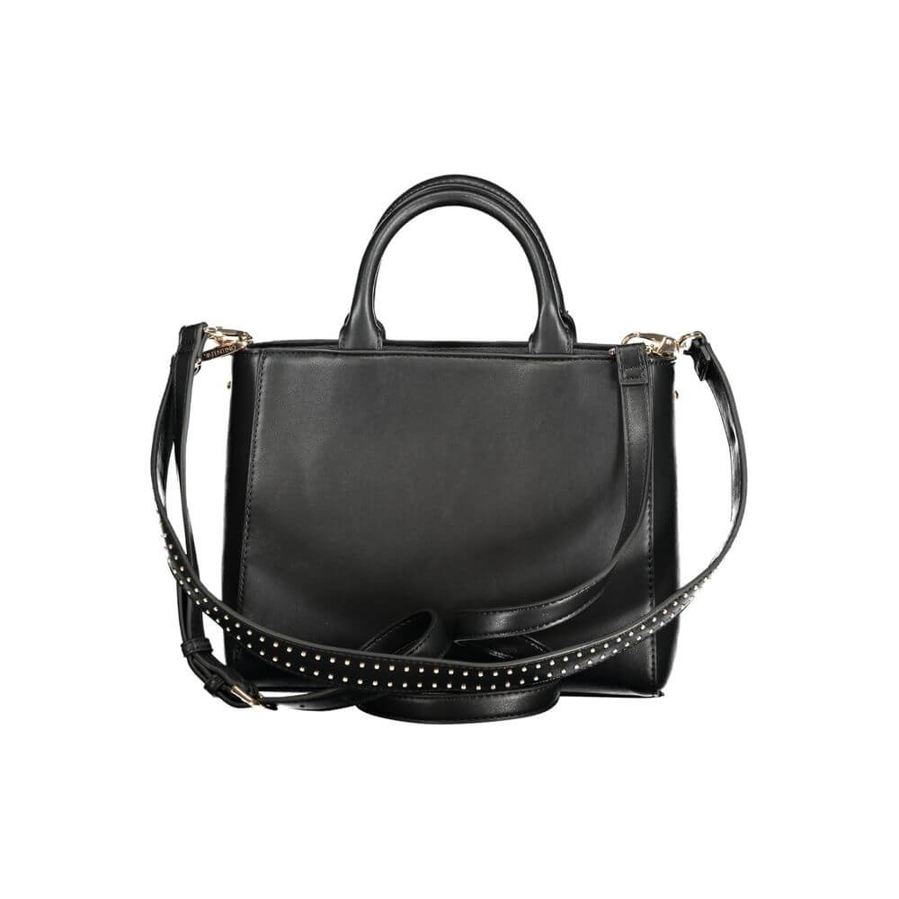 Front view with bag zipped and handles upright.