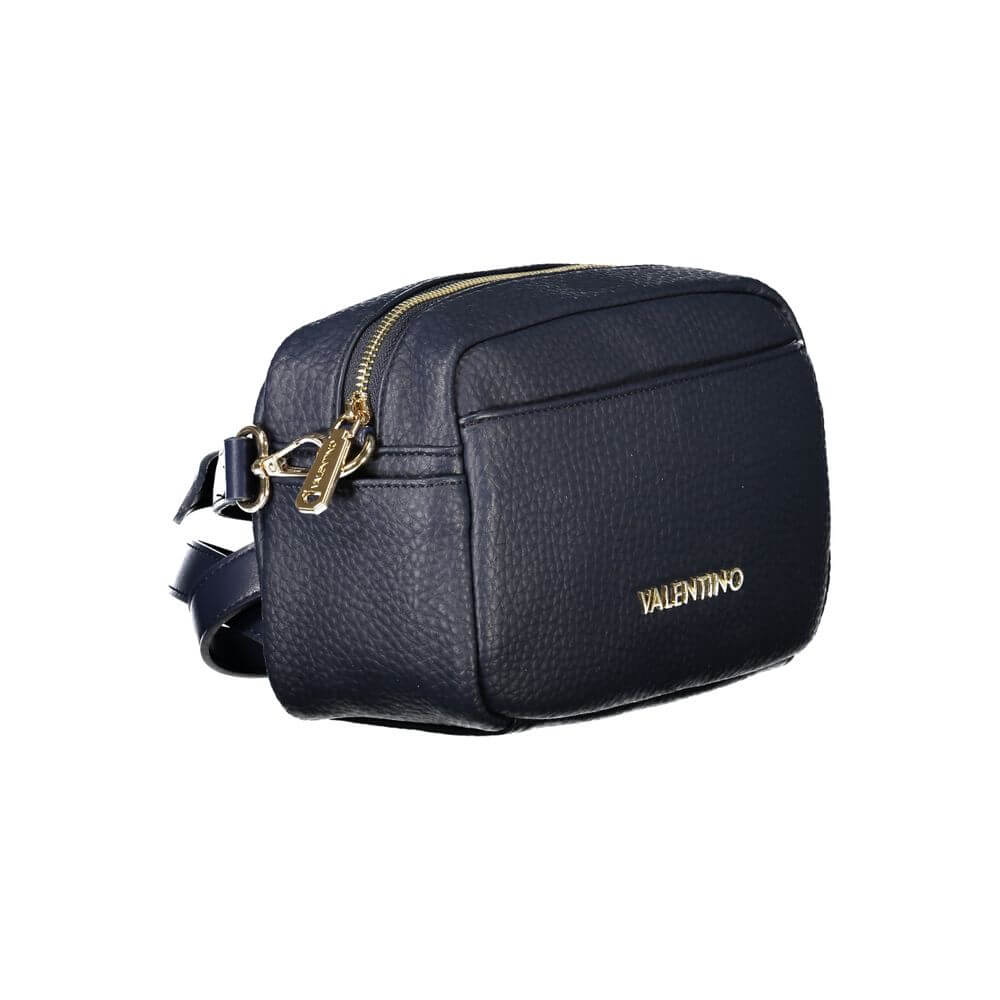 Front view with bag zipped and handles upright.