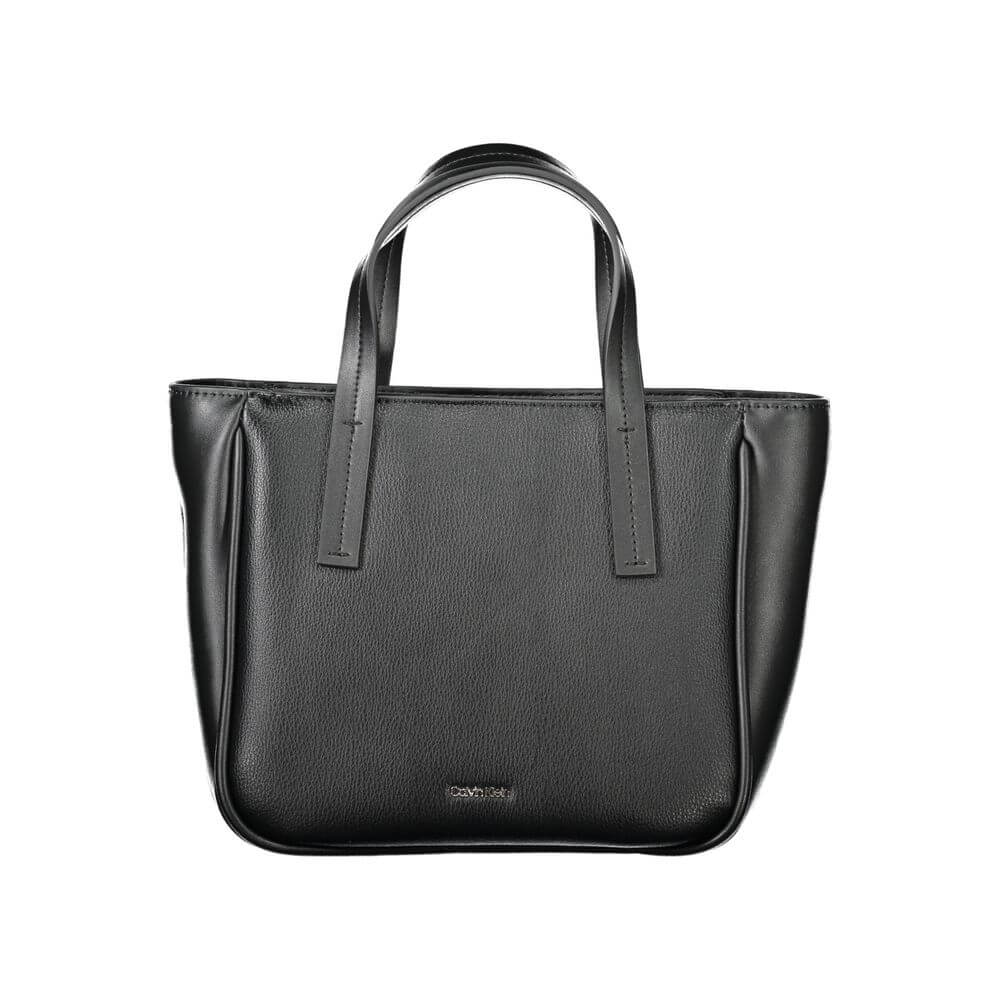 Front view with bag zipped and handles upright.