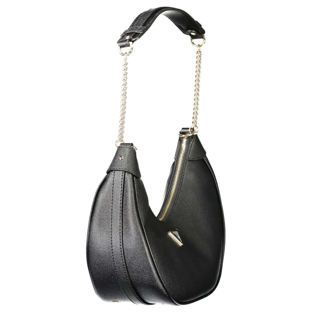 Front view with bag zipped and handles upright.