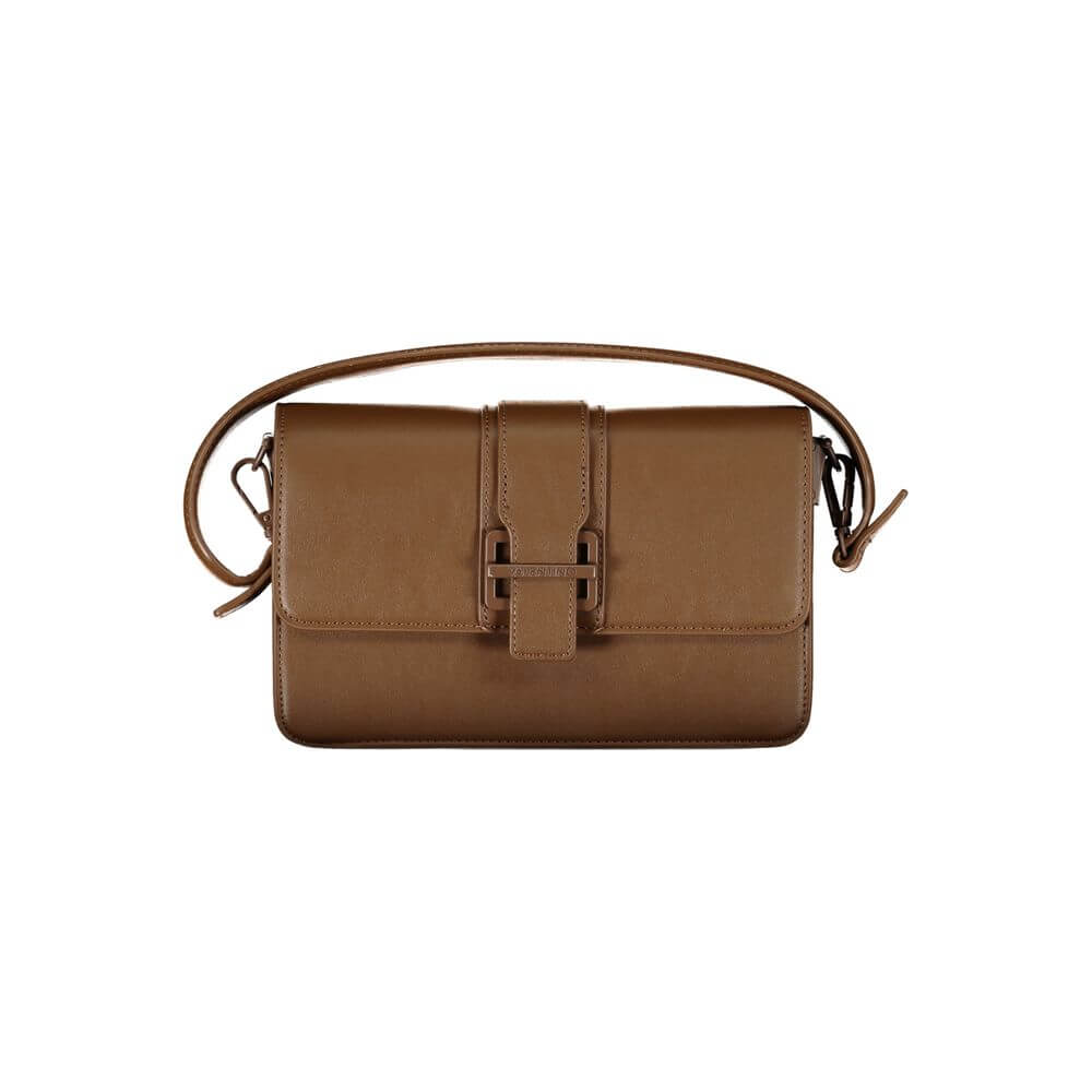 Front view with bag zipped and handles upright.