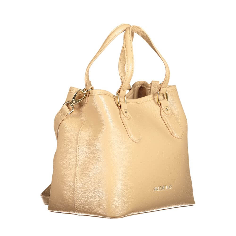 Front view with bag zipped and handles upright.