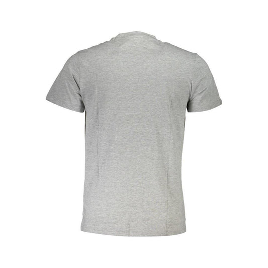 Cavalli Class Brown Cotton Men T-Shirt CA-36805-M