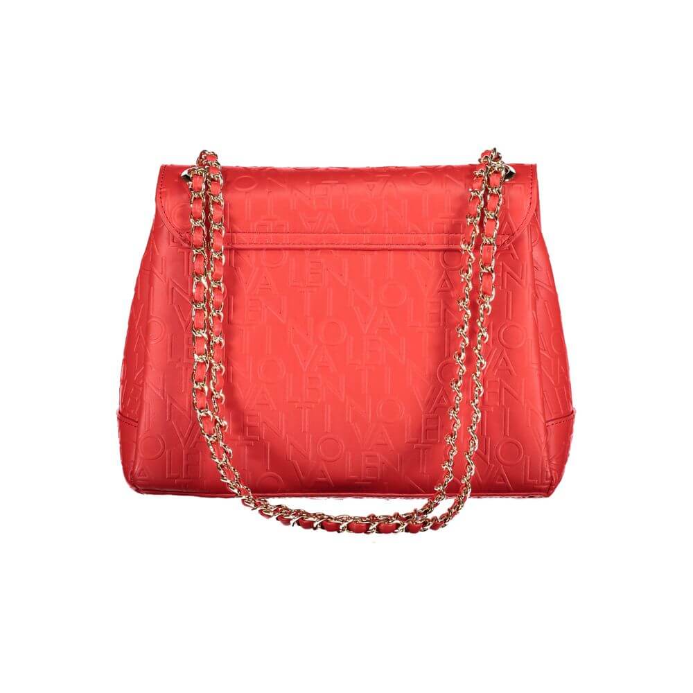 Front view with bag zipped and handles upright.