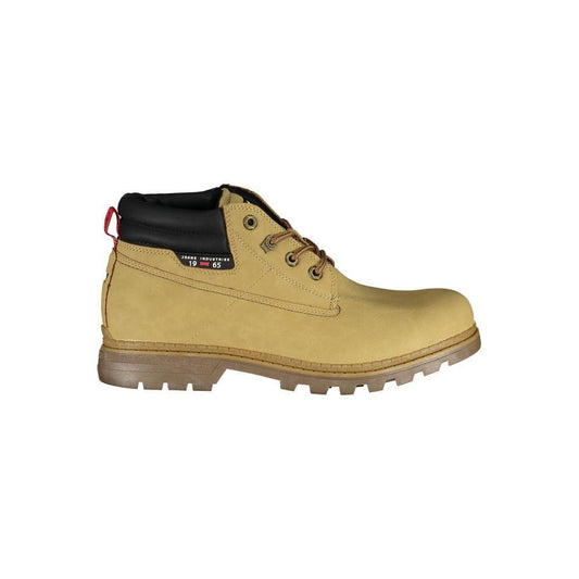 Carrera Beige Lace-Up Boots with Contrast Details CA-25547-EU40/US7