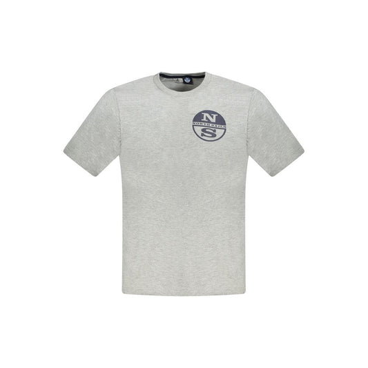 North Sails Brown Cotton Men T-Shirt NO-33775-S