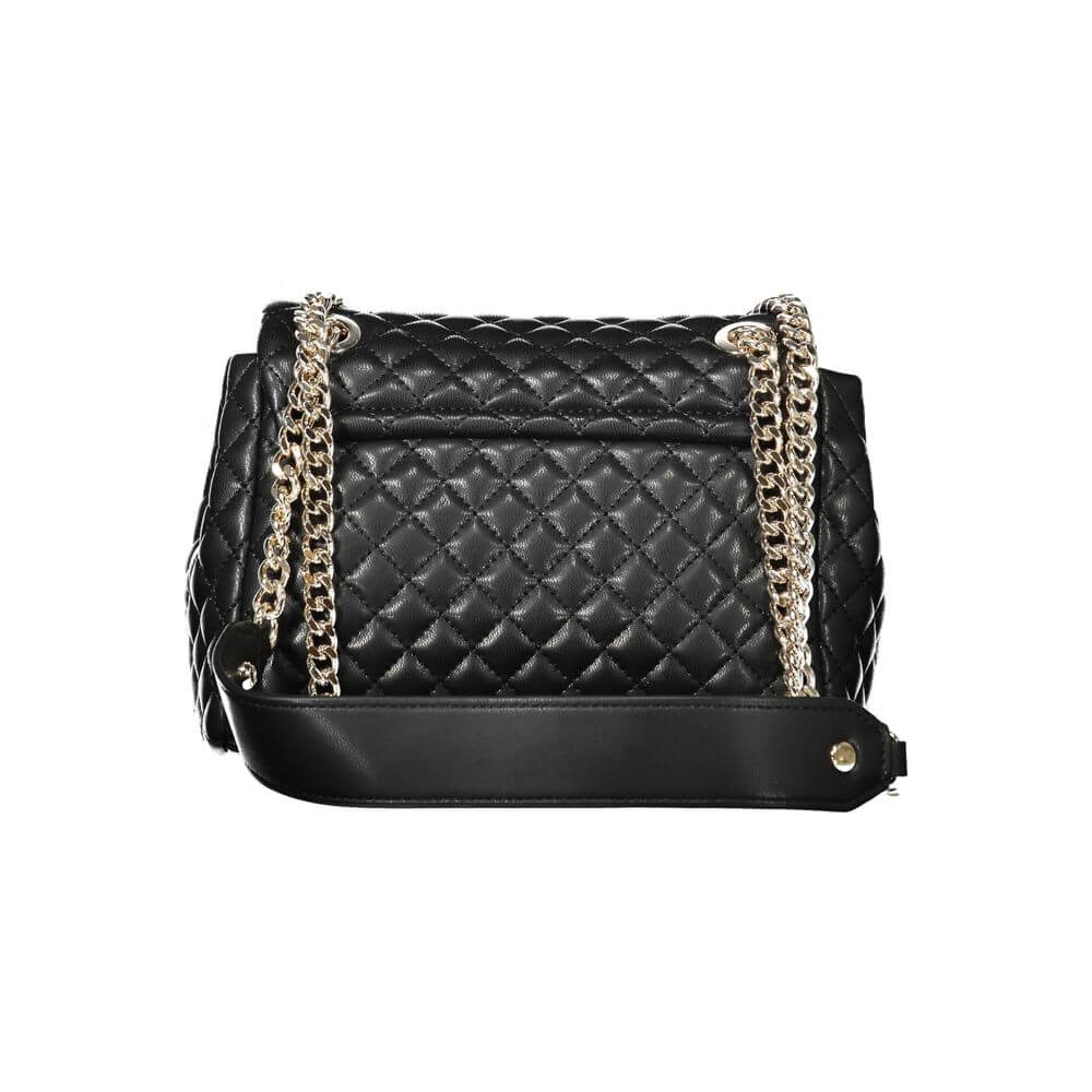 Front view with bag zipped and handles upright.