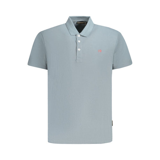 Napapijri Brown Cotton Men Polo Shirt NA-35692-S