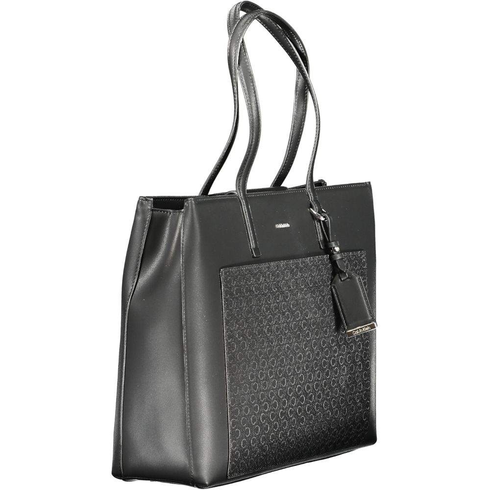 Front view with bag zipped and handles upright.
