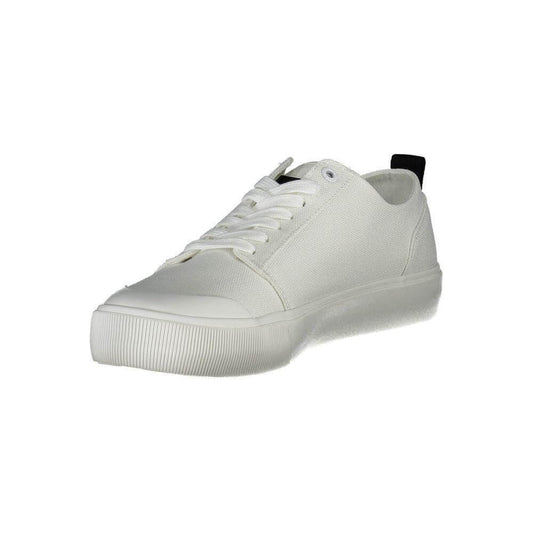 Calvin Klein White Cotton Men Sneaker CA-37308-EU45/US12