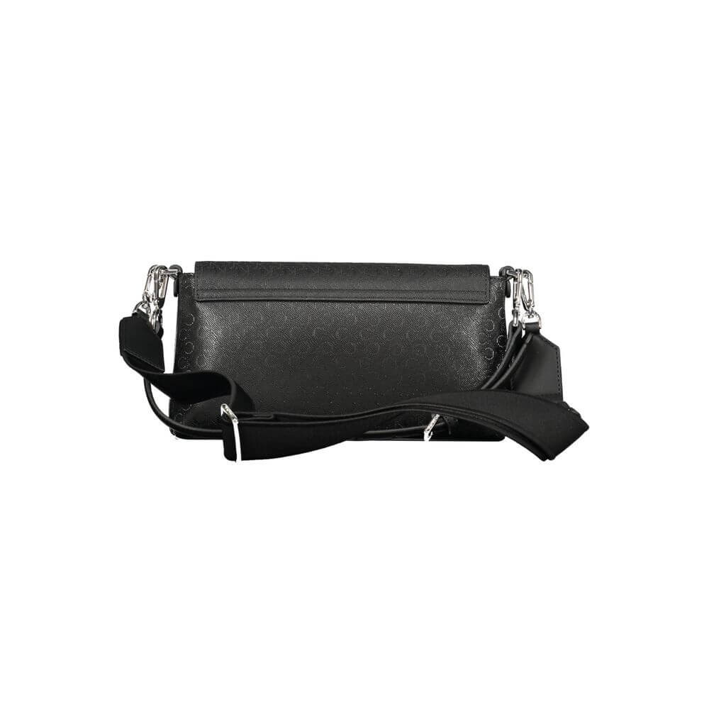 Front view with bag zipped and handles upright.