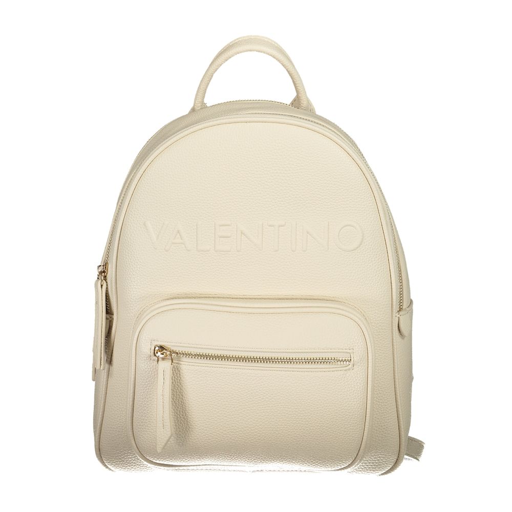 Mario Valentino Beige Polyurethane Women Backpack 1728,67403481248,Backpacks - Bags,Bags,Beige,Mario Valentino,New with tags,Women