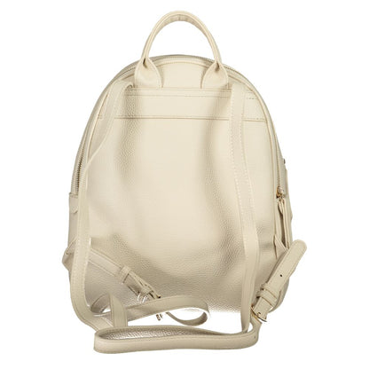 Mario Valentino Beige Polyurethane Women Backpack 1728,67403481248,Backpacks - Bags,Bags,Beige,Mario Valentino,New with tags,Women