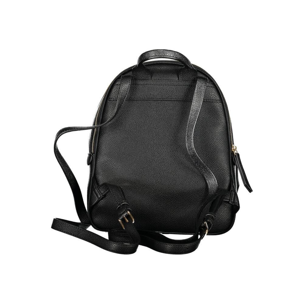 Front view with bag zipped and handles upright.