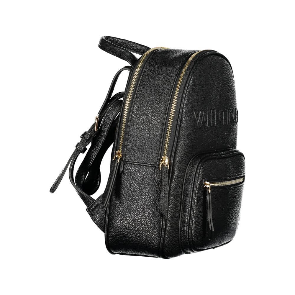 Front view with bag zipped and handles upright.