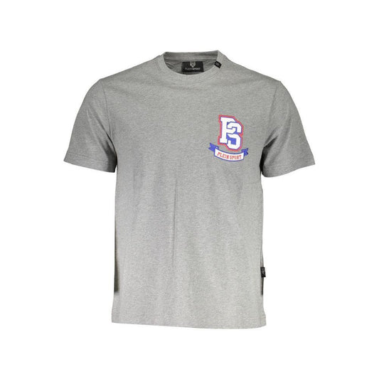 Plein Sport Brown Cotton Men T-Shirt PL-10230-S