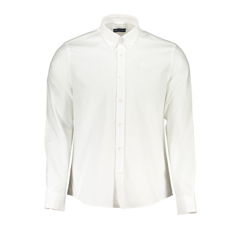 North Sails White Cotton Men Shirt