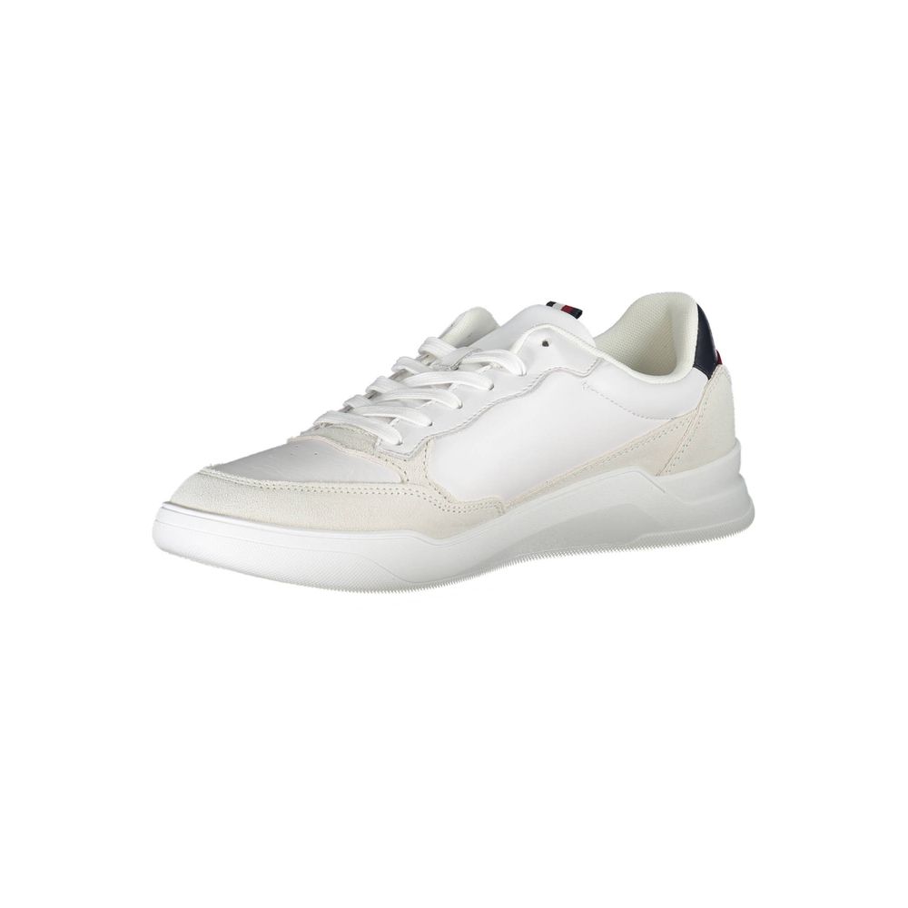 Tommy Hilfiger White Leather Men Sneaker 1728,67403481248,Athletic - Sneakers - Shoes,EU40/US7,EU42/US9,EU43/US10,Men,New with tags,Shoes,Sneakers - Shoes,Tommy Hilfiger,White