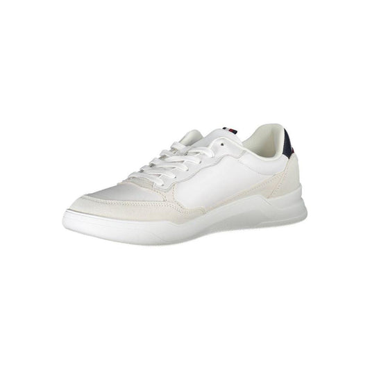Tommy Hilfiger White Polyester Men Sneaker TO-36902-EU40/US7