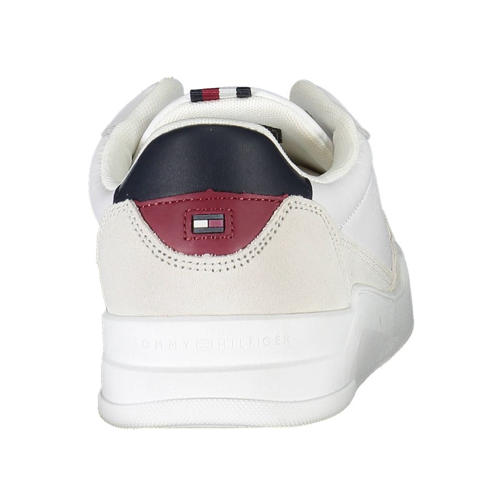 Tommy Hilfiger White Leather Men Sneaker 1728,67403481248,Athletic - Sneakers - Shoes,EU40/US7,EU42/US9,EU43/US10,Men,New with tags,Shoes,Sneakers - Shoes,Tommy Hilfiger,White