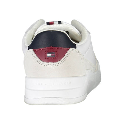 Tommy Hilfiger White Leather Men Sneaker 1728,67403481248,Athletic - Sneakers - Shoes,EU40/US7,EU42/US9,EU43/US10,Men,New with tags,Shoes,Sneakers - Shoes,Tommy Hilfiger,White