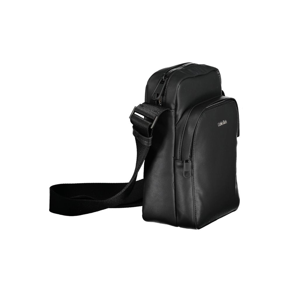 Front view with bag zipped and handles upright.