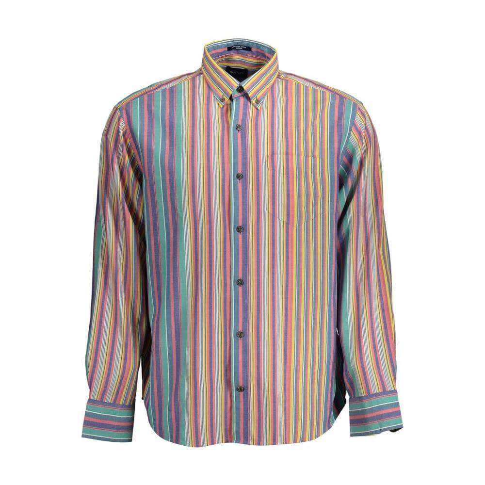 Gant Blue Cotton Men Shirt GA-37322-S