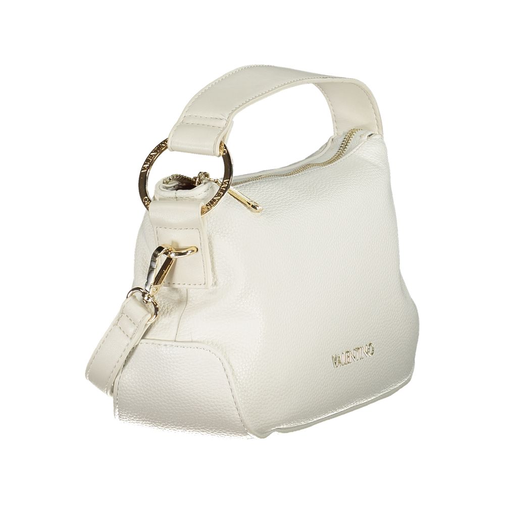 Front view with bag zipped and handles upright.