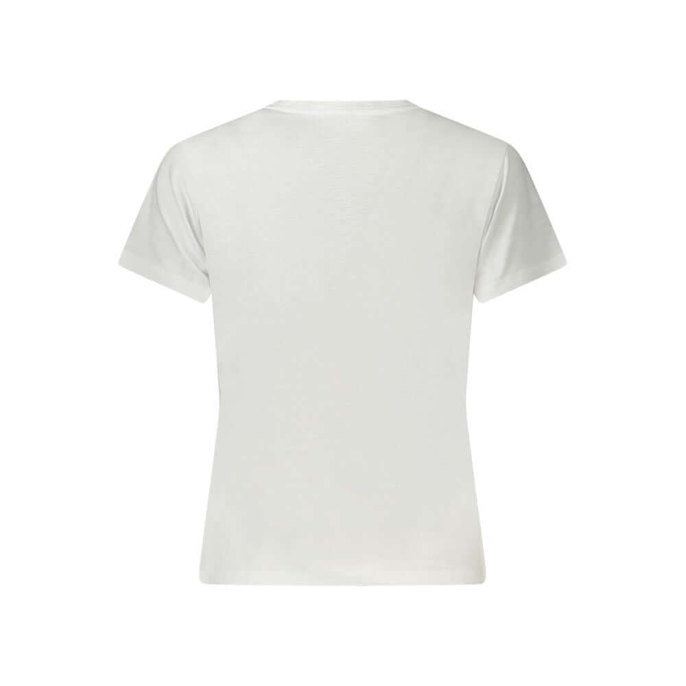 Guess Jeans White Cotton Women T-Shirt
