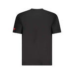 Fila Black Cotton Men T-Shirt