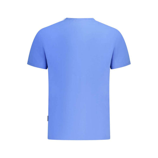 Napapijri Blue Cotton Men T-Shirt