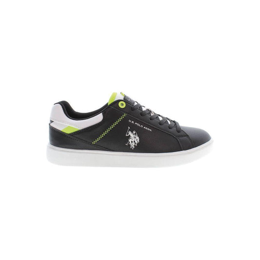 U.S. POLO ASSN. Black Polyester Men Sneaker US-36900-EU45/US12
