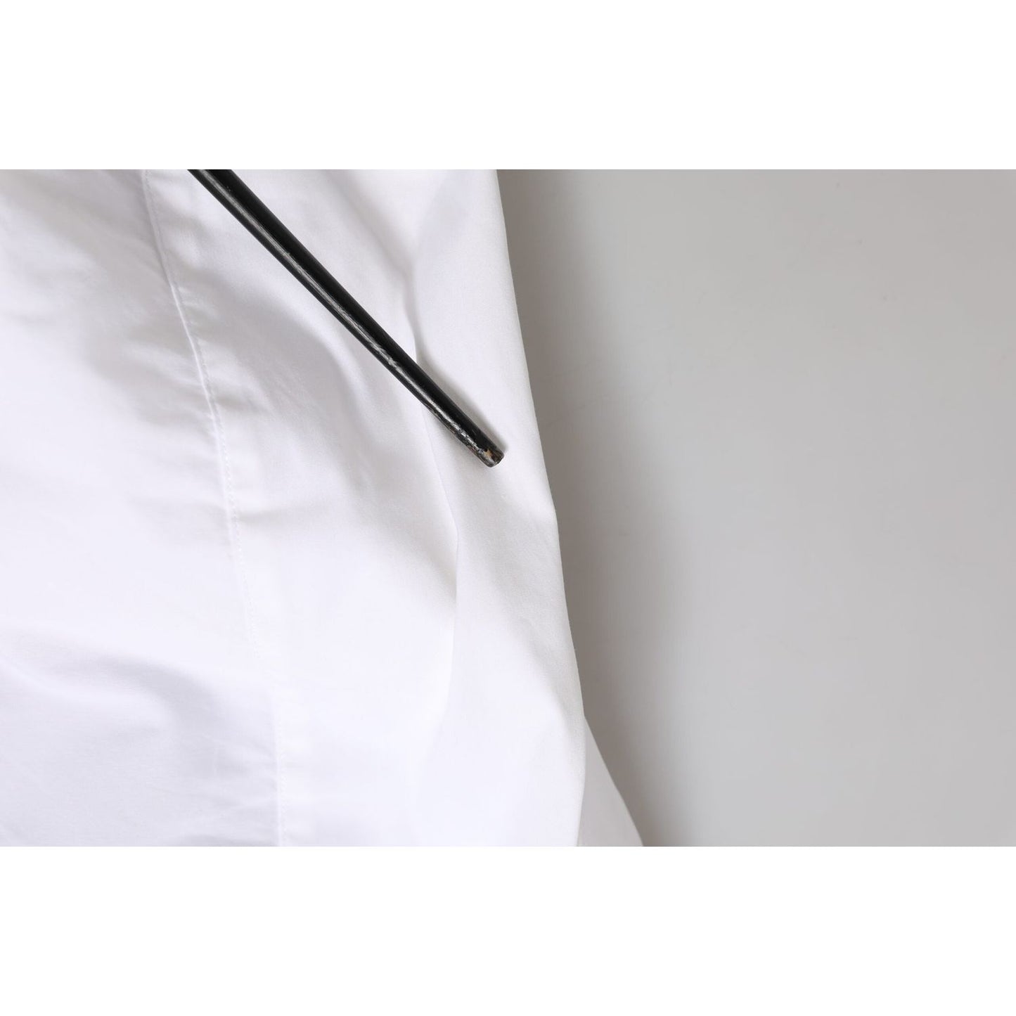 Dolce & Gabbana White GOLD Long Sleeve Dress Formal Shirt TSH906887-40