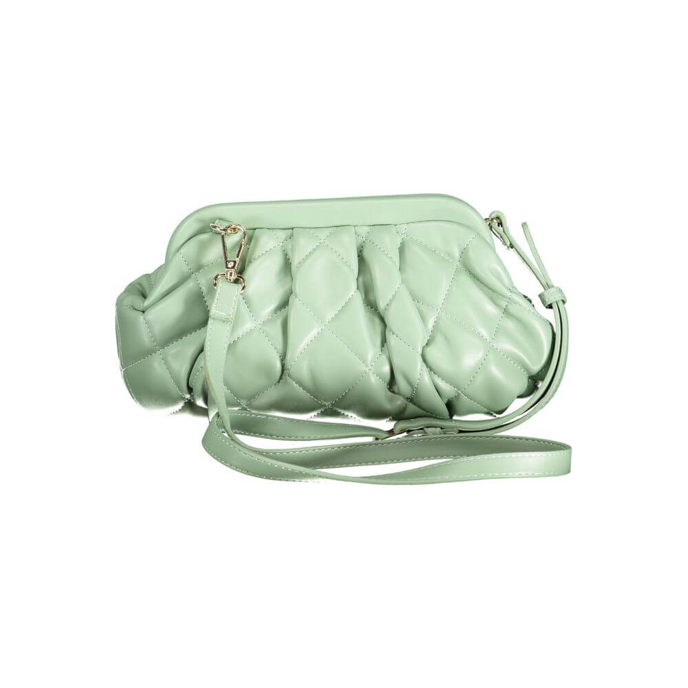 Front view with bag zipped and handles upright.