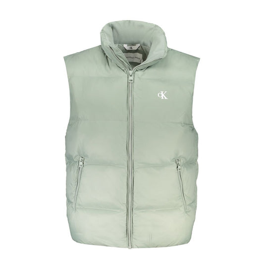 Calvin Klein Green Polyamide Sleveless Jacket