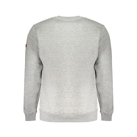 Norway 1963 Gray Cotton Men Sweater NO-31866-XL