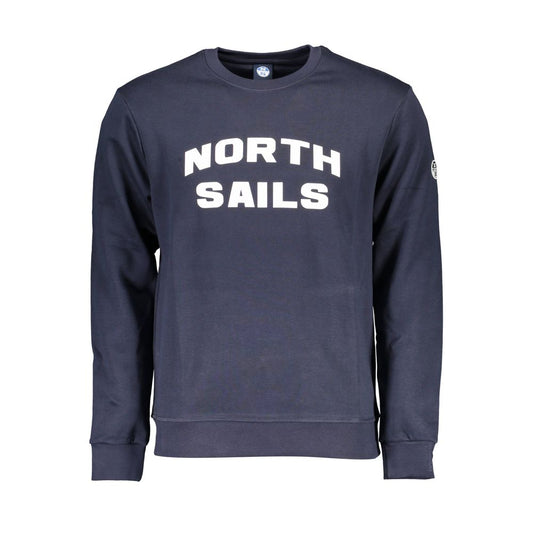 North Sails Blue Cotton Sweatshirt